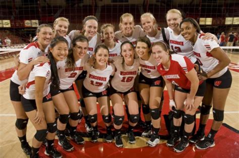 wisconsin volleyball team sex|UW